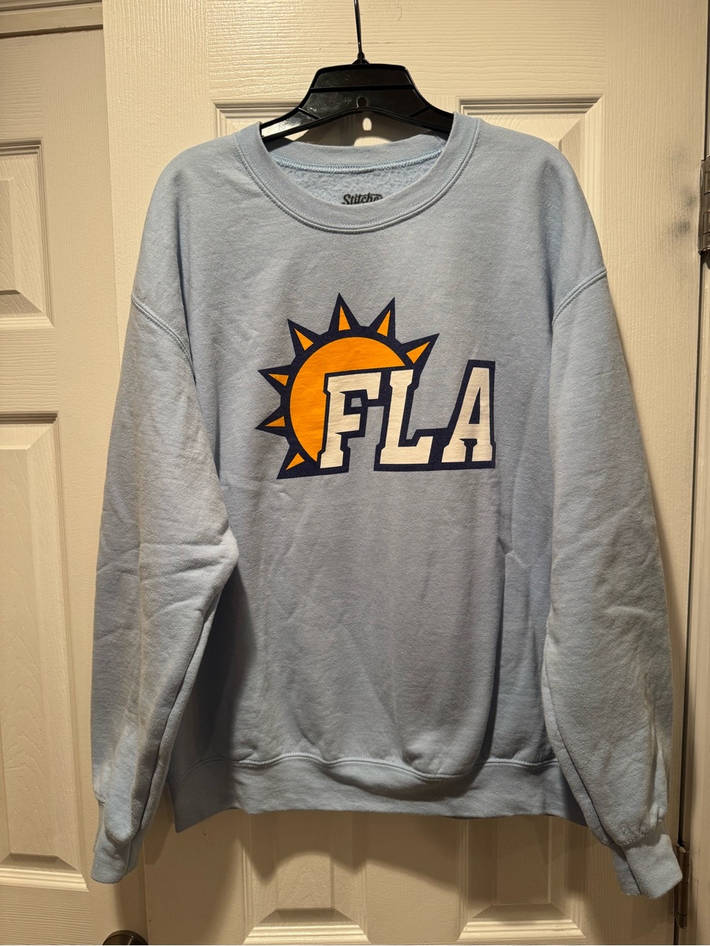 Light Blue Florida Panthers Crewneck Sweatshirt